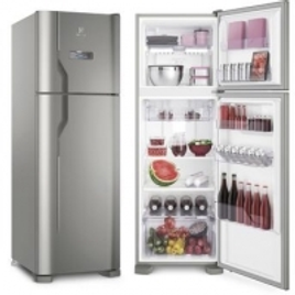 Refrigerador Electrolux Inox Frost Free DFX41 371 Litros 2 Portas