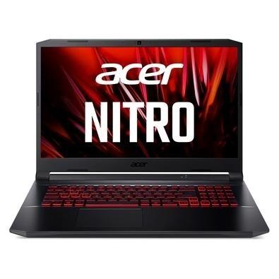 Notebook Gamer Acer Nitro 5 Intel Core i7-11600H 16GB NVIDIA GeForce RTX 3050 SSD 512GB 17.3" FHD 144Hz IPS Linux - AN517-54-765V