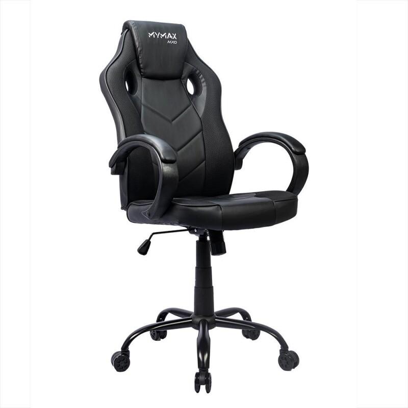 Cadeira Gamer Mymax MX0 Peso Suportado até 120Kg Giratória Preto - mgch-mx0/bk