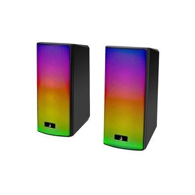 Caixa de Som Gamer Rise Mode Aura Sound S5 RGB Rainbow 3W*2 - RM-SP-05-RGB