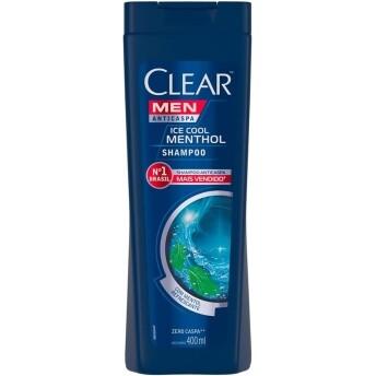 Clear Men Ice Cool Menthol Shampoo Anticaspa 400ml