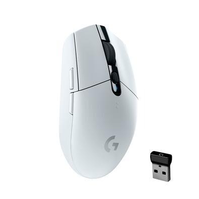 Mouse Gamer Sem Fio Logitech G305 Lightspeed 12.000 DPI 6 Botões Programáveis Branco - 910-005290