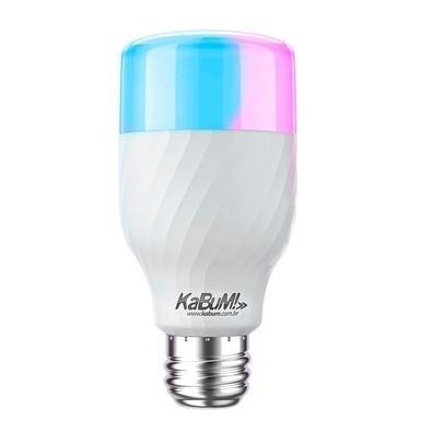 Lâmpada LED ! Smart RGB + Branco 10W Google Home e Alexa Conexão E27 - KBSB015
