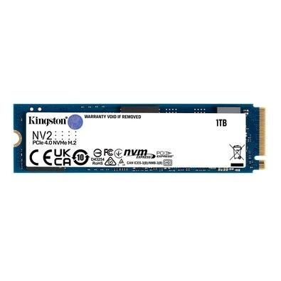 SSD 1 TB Kingston NV2 M.2 2280 PCIe NVMe Leitura: 3500 MB/s e Gravação: 2100 MB/s - SNV2S/1000G