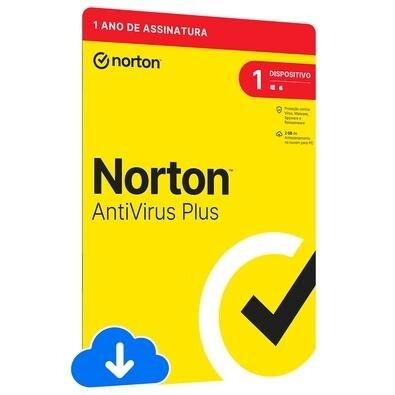 Licença Norton Antivirus Plus 2023 1 Dispositivo 12 meses Digital para Download - 21430742