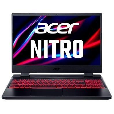Notebook Gamer Acer NITRO 5 Intel Core i5-12450H 8GB RAM GeForce RTX3050 512GB SSD 15.6 Full HD Windows 11 Home Preto - AN515-58-54UH