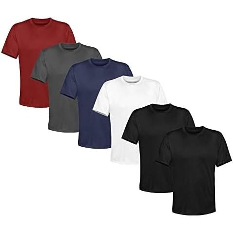 Kit 6 Camisetas Masculina Lisa Algodão Qualidade