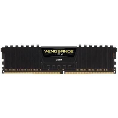 Memória RAM Corsair Vengeance LPX 16GB (1x16) DDR4 2400mhz Preta CMK16GX4M1A2400C16