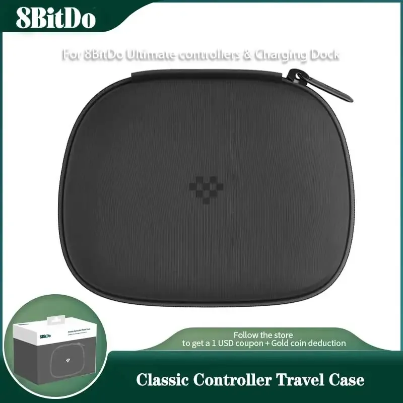 Bolsa Case de Transporte para Controle 8BitDo Ultimate com Entrada para Carregador
