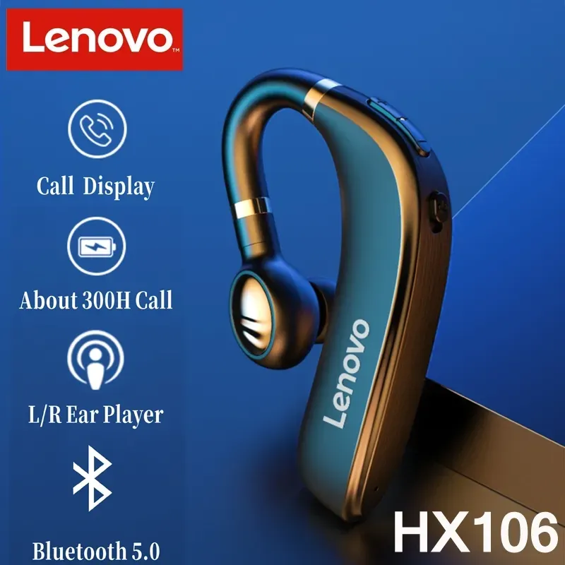 Fone de ouvido Lenovo HX106 Bluetooth 5.0