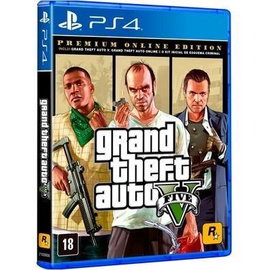 Jogo GTA V Premium Online Edition - PS4