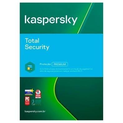 Antivirus Kaspersky Total Security 1 dispositivo 1 ano ESD - Digital para Download