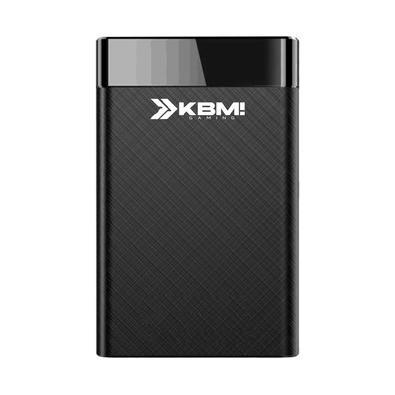 SSD Externo 2TB KBM! GAMING Portátil USB & USB-C Leitura 390MB/s Gravação 360MB/s - KGSSE100200