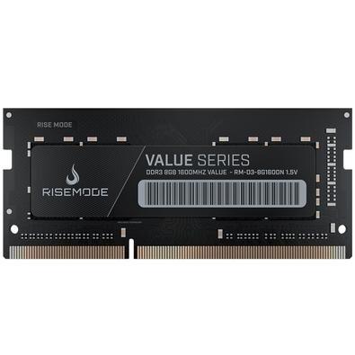 Memória RAM Rise Mode 8GB 1600MHz DDR3 CL17 para Notebook - RM-D3-8G1600N