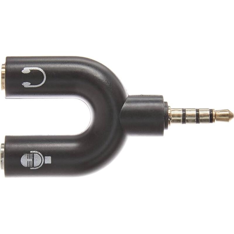 MD9 Adaptador de Audio para Notebook com Plug P2 para Audio e Microfone