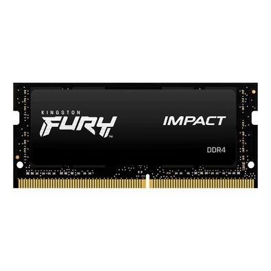 Memória RAM Kingston Fury Impact 16GB 3200MHz DDR4 CL20 Para Notebook - KF432S20IB/16