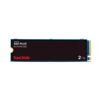 SSD 2T SanDisk Plus NVMe M.2 PCle Gen3 Leitura 3.200 e Gravação acima de 3.200 - SDSSDA3N-2T00-G26