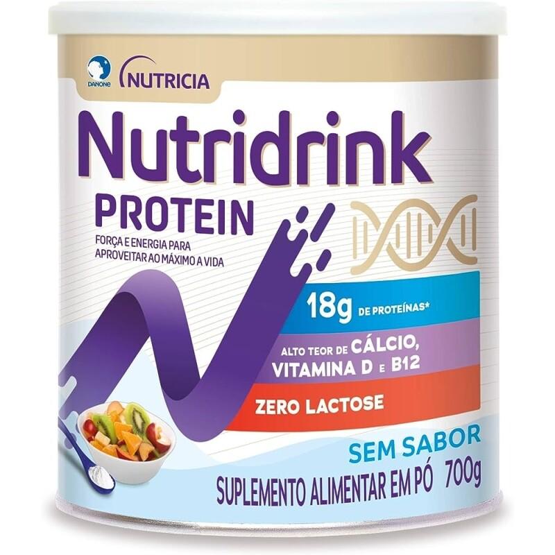 Suplemento Alimentar Proteico em Pó Nutridrink Protein Danone Nutricia sem Sabor - 700g