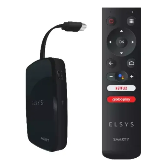 Receptor de TV Via Internet Full HD Elsys Smarty Preto - ETRI01