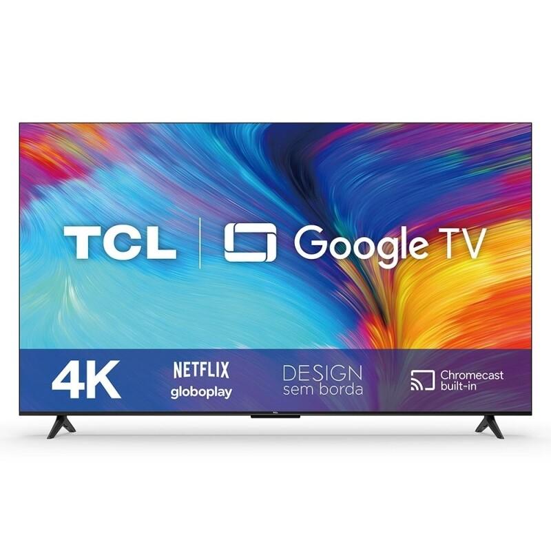 Smart TV TCL 50 Polegadas LED 4K UHD 3 HDMI 1 USB Wi-Fi Bluetooth HDR Google TV Google Assistente - 50P635