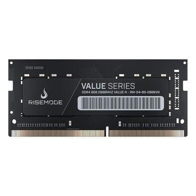Memoria Gamer Rise Mode Value 8GB 2666MHZ DDR4 CL17 Para Notebook - RM-D4-8G-2666VN