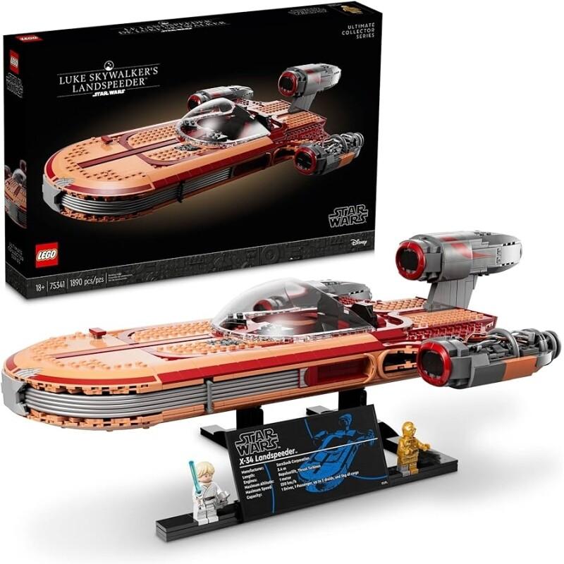 Brinquedo LEGO Star Wars: O Landspeeder de Luke Skywalker 1.890 Peças - 75341