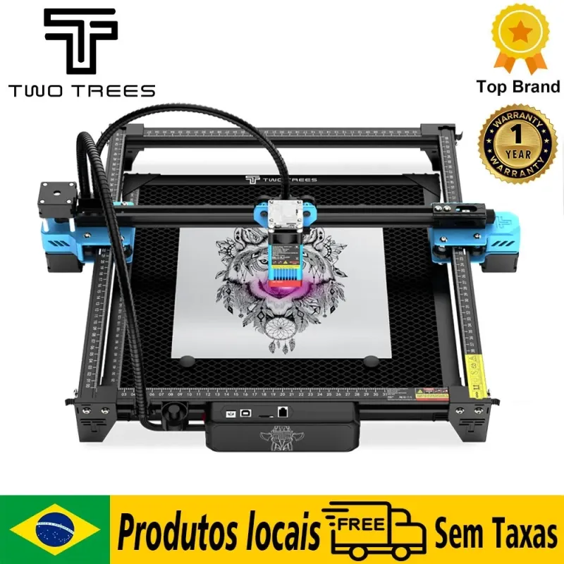 Máquina de Corte e Gravação a Laser TwoTrees-TTS-55 Pro