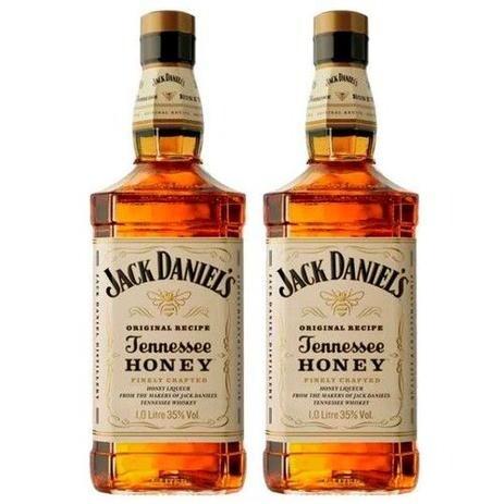 Whisky Jack Daniels Tennessee Honey 1 Litro - 2 Unidades