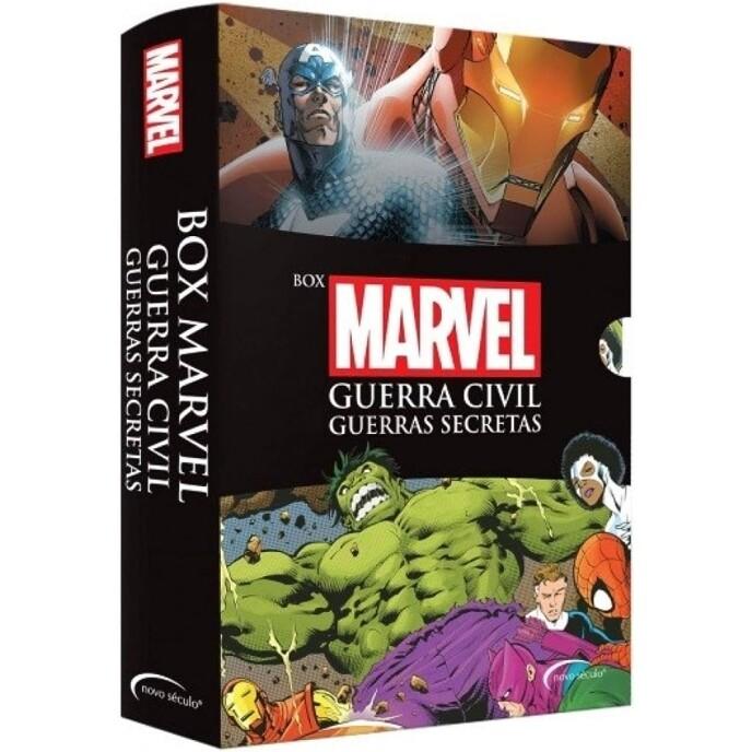 Box Livros Marvel: Guerra Civil e Guerras Secretas - Alex Irvine e Stuart Moore