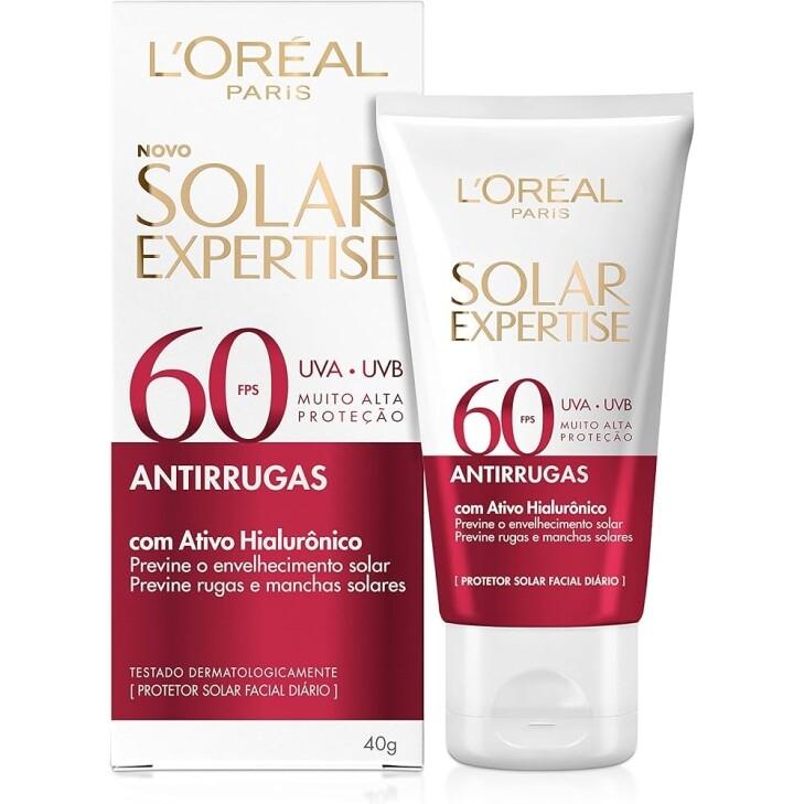 Protetor Solar Facial L'Oréal Paris Solar Expertise Antirrugas Fps 60 40G
