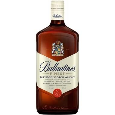 2 Unidades Ballantine's Whisky Finest Blended Escocês - 1 Litro