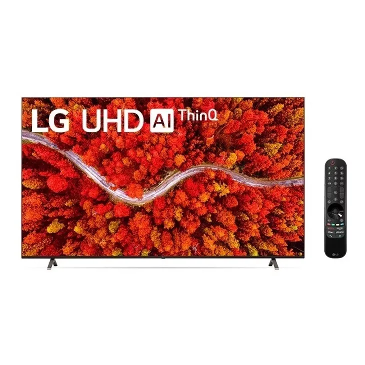 Smart TV LG 75" 4K UHD 75UP8050 WiFi e Bluetooth HDR Inteligência Artificial ThinQ Smart Magic - 75UP8050PSB