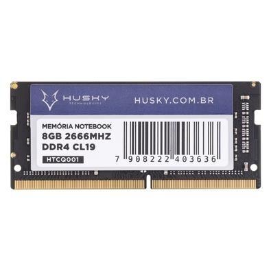 Memória RAM Husky Technologies 8GB 2666MHz DDR4 CL19 Para Notebook - HTCQ001