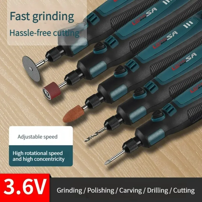 Gravação sem Fio Pen Set Recarregável Mini Grinder Micro Ferramenta Rotativa Jade Carving Drill 5000-10000-150