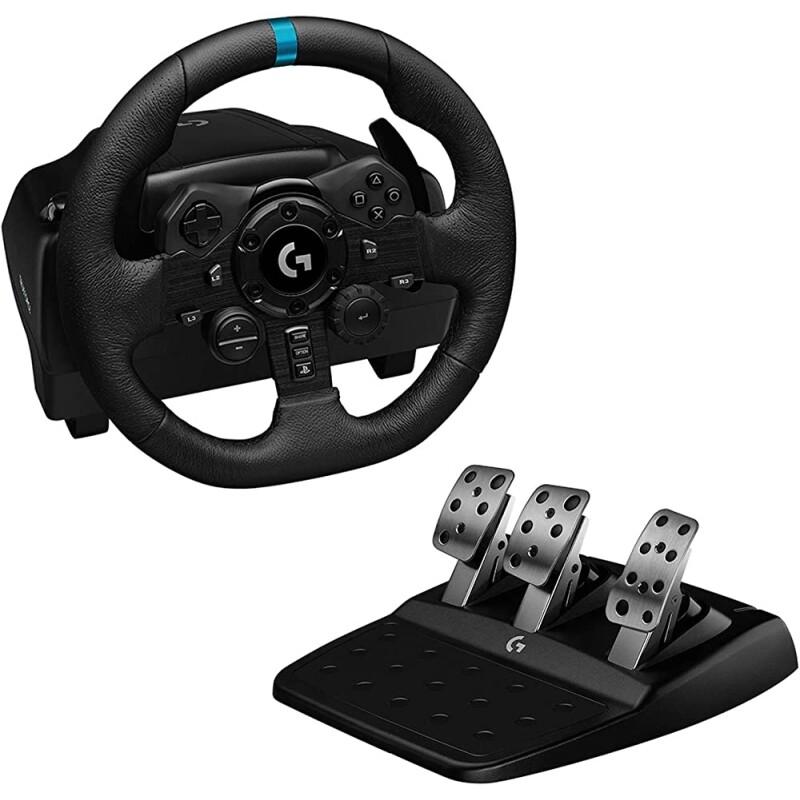 Volante Logitech G923 Racing Wheel para PS4, PS5 e PC