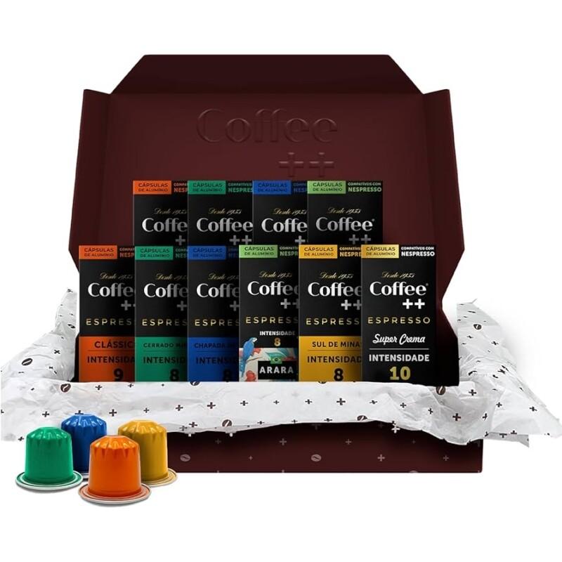 Kit de Cápsulas de Café Coffee Mais Compatível com Nespresso - 100 Cápsulas
