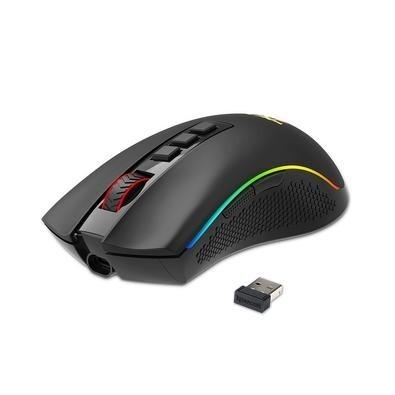 Mouse Gamer Redragon Cobra Pro RGB 16000 DPI 8 Botões Wireless Preto - M711-PRO