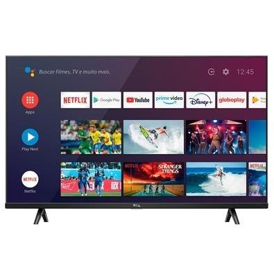 Smart TV Semp TCL 40 Polegadas LED Full HD HDMI USB HDR Modo Gaming Google Assistant Android Borda Fina Preto - 40S615