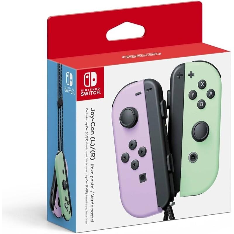Pré-Venda: Novas Cores Pastéis Disponíveis para o Controle Nintendo Switch Joy-Con: Roxo e Verde