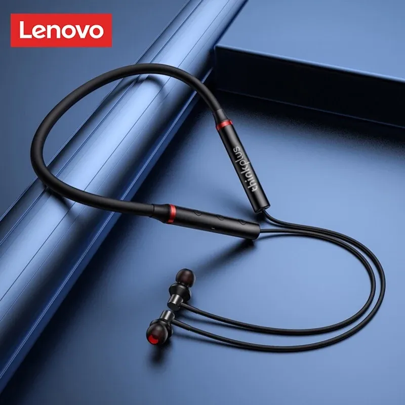 Lenovo-HE05X Fones De Ouvido Bluetooth Tampões À Prova D 'Água HiFi Sound Fone De Ouvido M