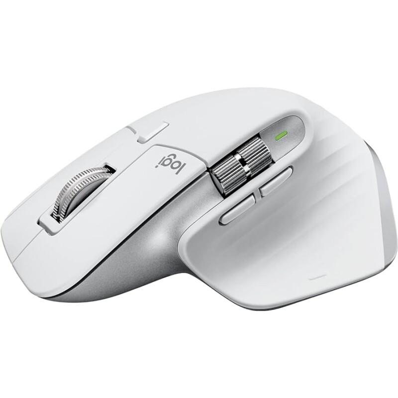 Mouse Sem Fio Logitech MX Master 3S 8000 DPI Bluetooth USB para Uso em Qualquer Superfície Clique Silencioso - 910-006562