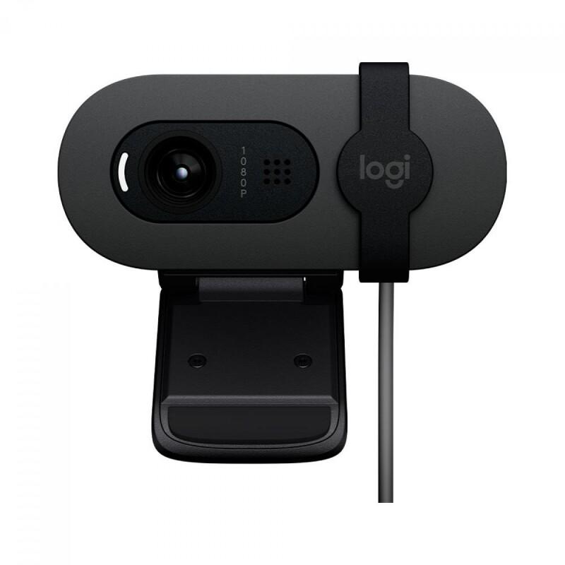 Webcam Logitech Brio 100 Full HD 1080p 30 FPS USB Grafite 960-001586