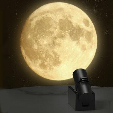 Projetor LED para lâmpada de projeção de lua projetor de estrelas e planetas luz noturna de LED para criar uma atmo