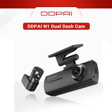 Câmera Gravadora de Condução Duplo Ddpai N1 para Carro com Câmera Frontal e Traseira Resolução 1296p + 1080p