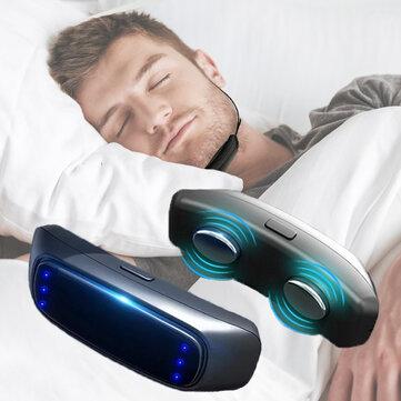 Dispositivo portátil elétrico inteligente anti-ronco EMS Pulse Stop Snore Snoring Stop Sleep Apnea Aid