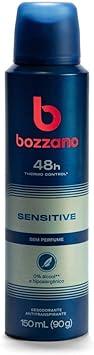 [Recorrência] [+Por- R$5.9] Desodorante Aerossol Sensível Sem Perfume, Bozzano, 150ml 90G