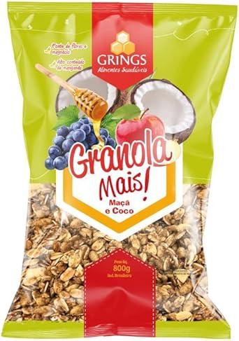 (PRIME/REC) Granola Mais Maça e coco -Grings - 800g