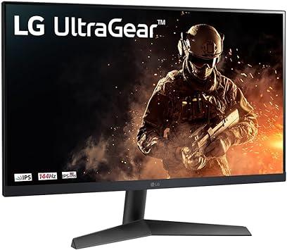 (PRIME) Monitor Gamer LG UltraGear –Tela IPS de 24”, Full HD (1920 x 1080), 144Hz, 1ms (GtG), HDMI, DisplayPort - 24GN60R