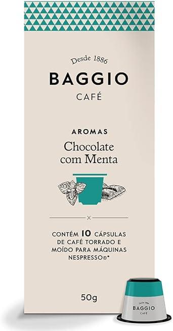 Cápsulas de Café Baggio Aroma Chocolate com Menta Compatível com Nespresso - 10 Cápsulas