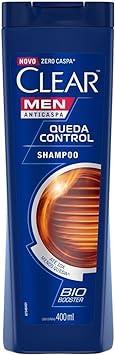 Shampoo Anticaspa Clear Men Queda Control 400ml